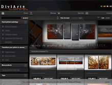 Tablet Screenshot of diviarte.com